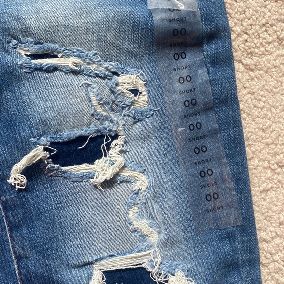 NWT American Eagle Super Stretch 00 Short Hi Rise Jeans - Picture 5 of 9